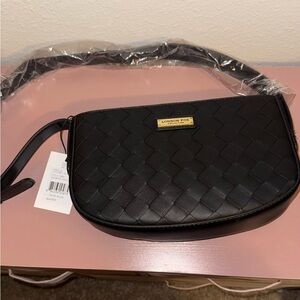 London Fog Black Crossbody Bag